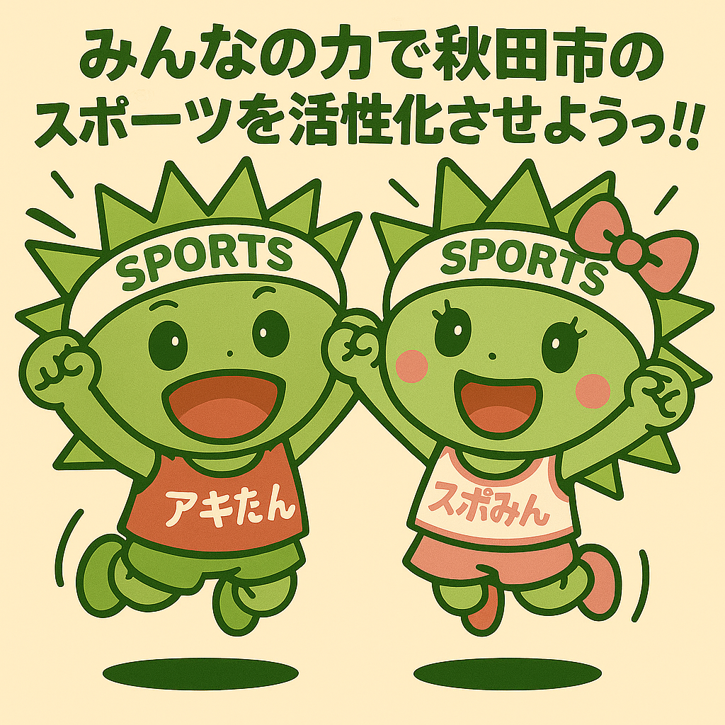 みんなの力で秋田市のスポーツを活性化させようっ!!